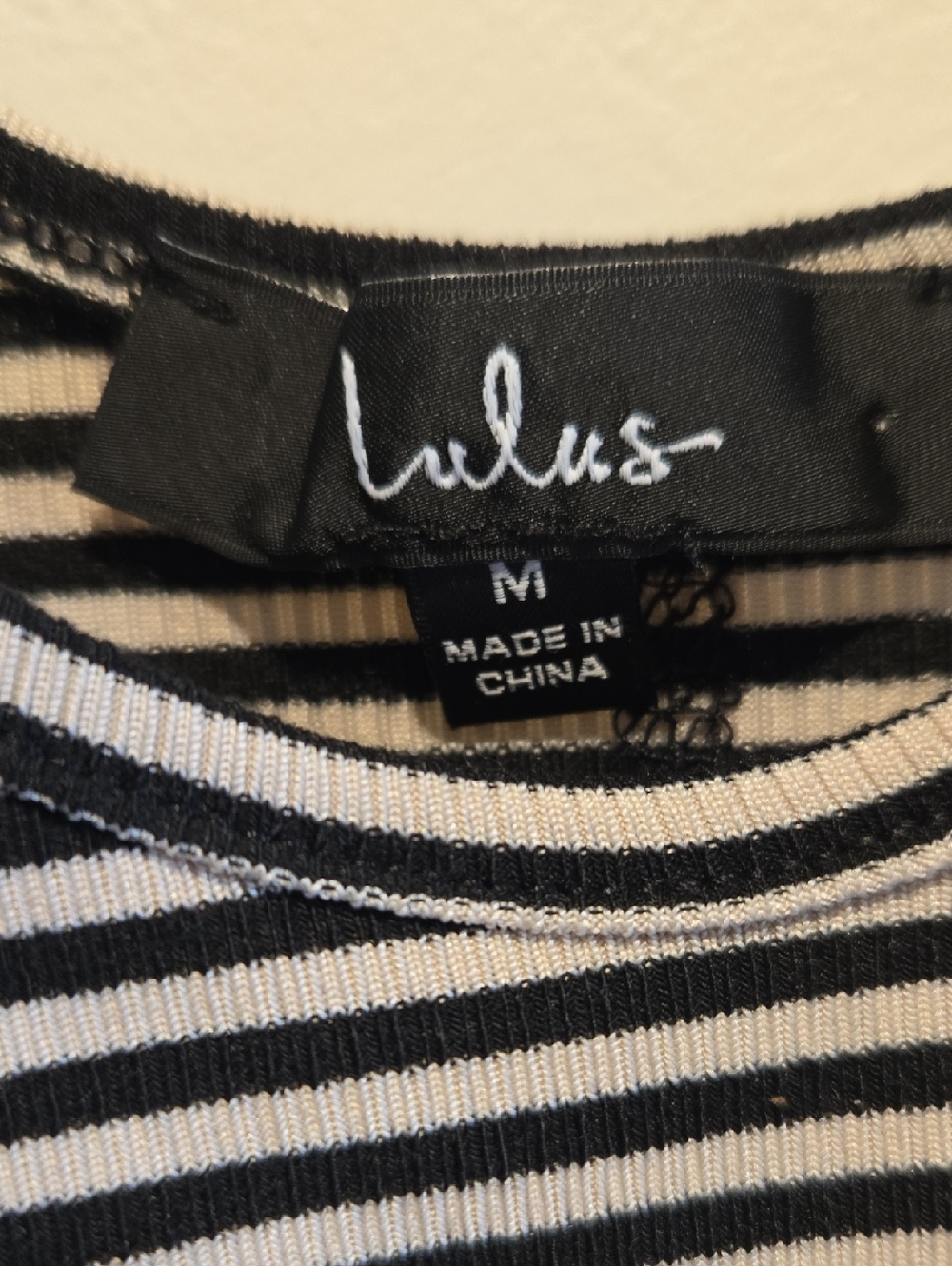 Lulus Striped Black & Tan Tank Bodysuit - Picture 2 of 11